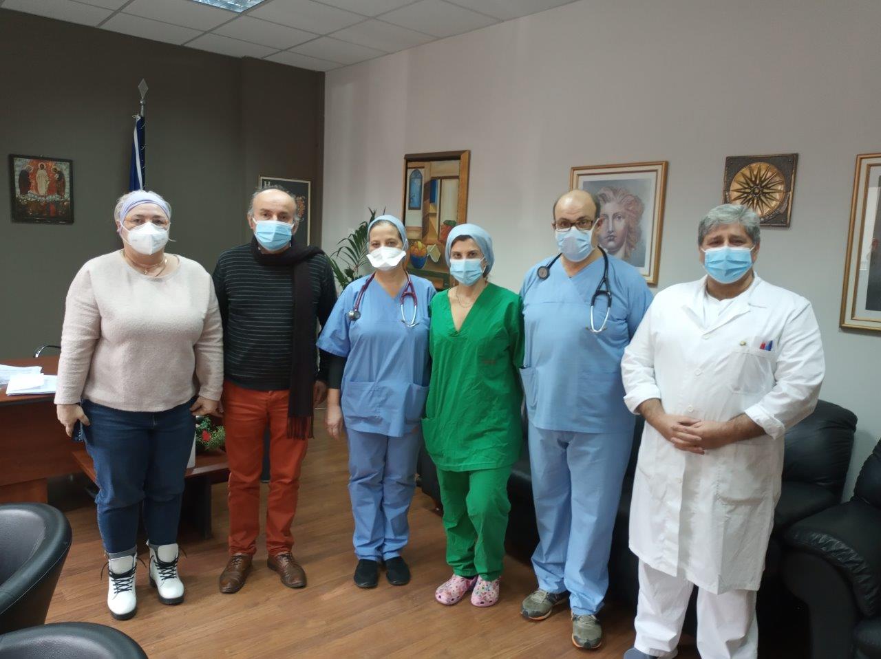 Φωτό εθελοντών ιατρών